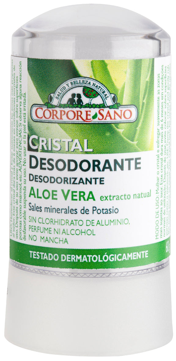 Corpore Dezodorant mineralny Aloe 60 g Ałun potasowy i Aloe Ve