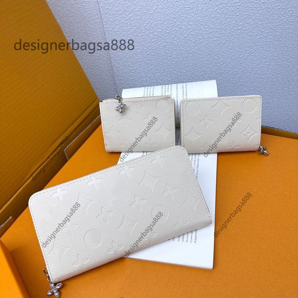 Fashion Black empreinte women clutch lady ladies long wallet pu leather single zipper wallets classical corn purse card holder purse wallet