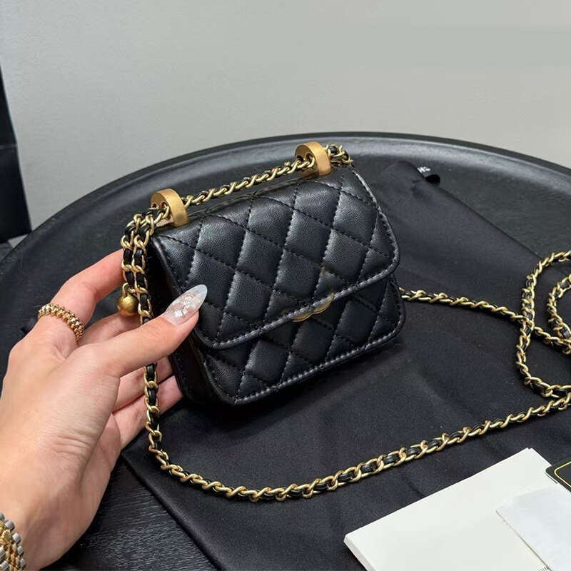 Designer Mini Crossbody Bag Lipstick Bag Leather Chain Coin Purse Shoulder Handbags Burgundy Belt Bag