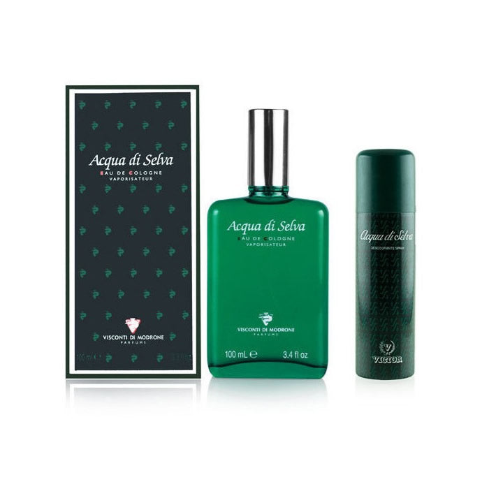 Victor Acqua Di Selva Eau De Cologne Spray 100ml Sada 2 kusů