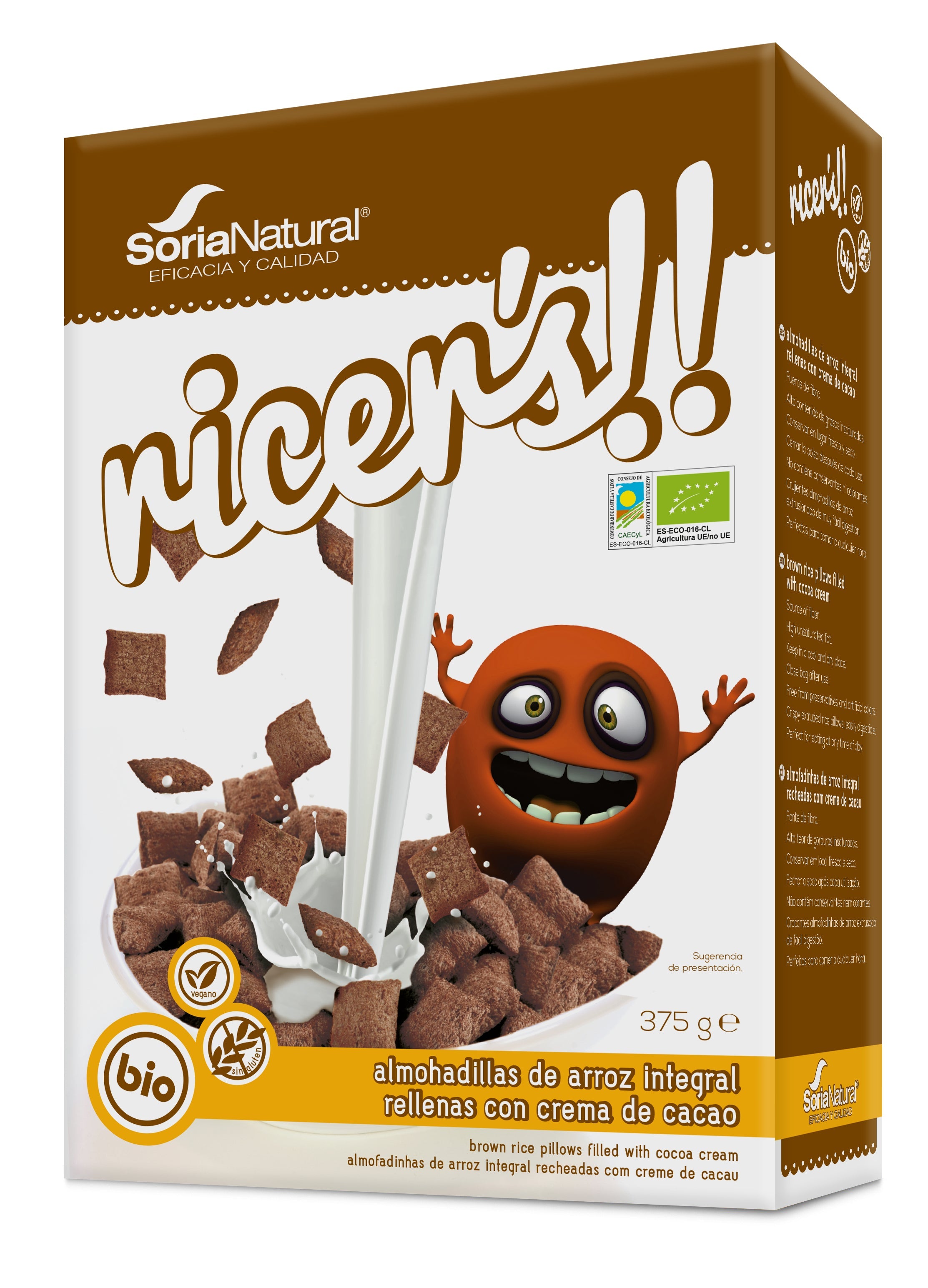 Alecosor Ricers Buffer S Arroz C- Chocolate 375 Gra