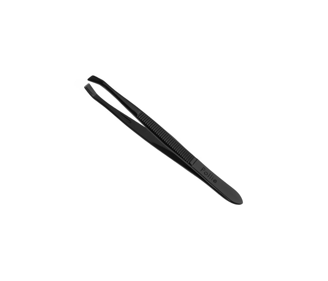 Hair removal tweezers Eurostil 8cm Black
