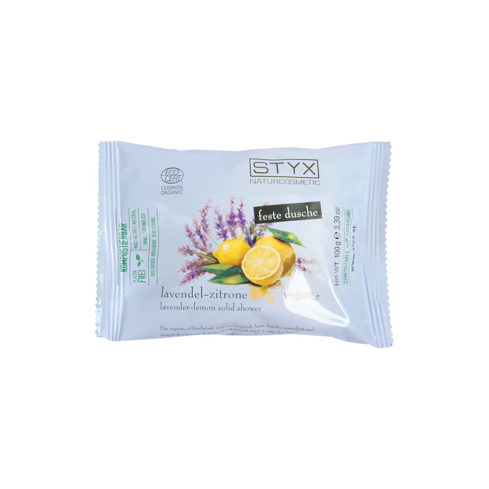 Styx Solid Shower Cleanser Lavender and Lemon, 100 g