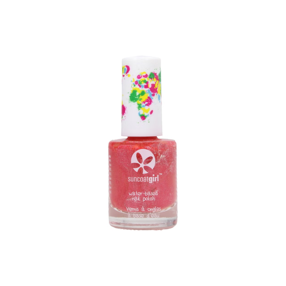 Solrockflicka Suncoat Flicka nagellack, Cherry Blomma (9 ml)