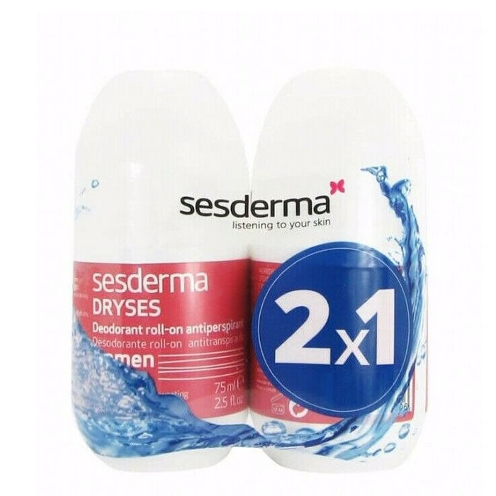 Sesderma Pachet Dryses Deodorant Antiperspirant Roll On Femei 2x75ml