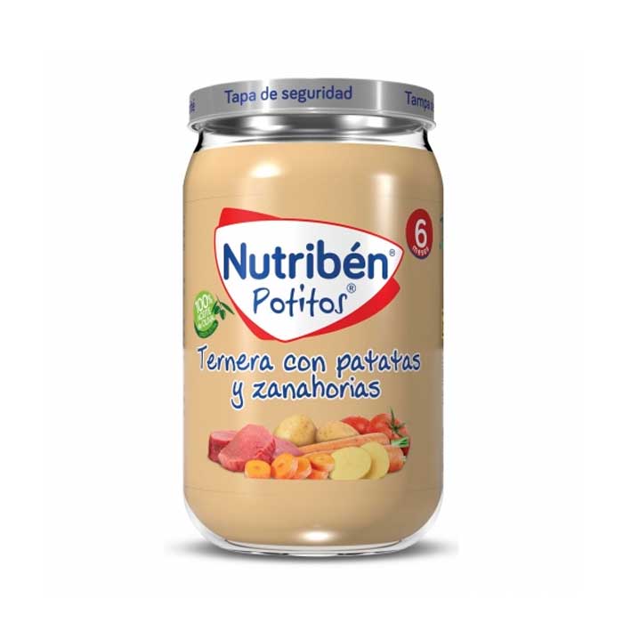Nutribén Potito Biff, Potatis och Morötter 235g
