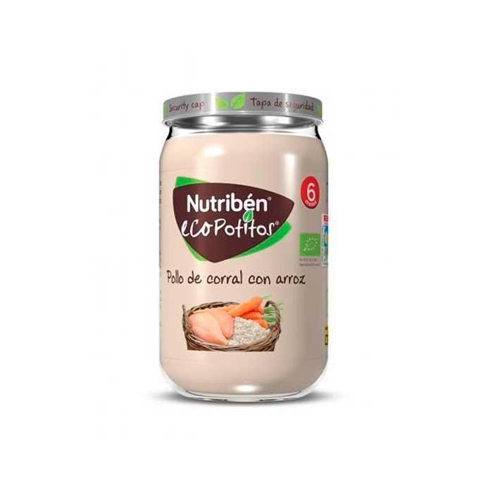 Nutribén Ecopotito Fritgående kylling med ris 235g