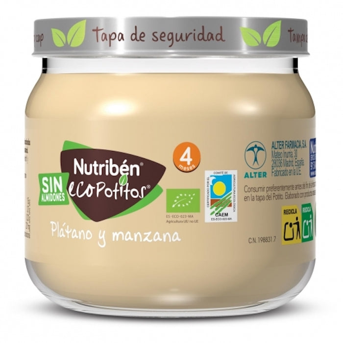 Nutribene Ecopotito Banan Æble 120g