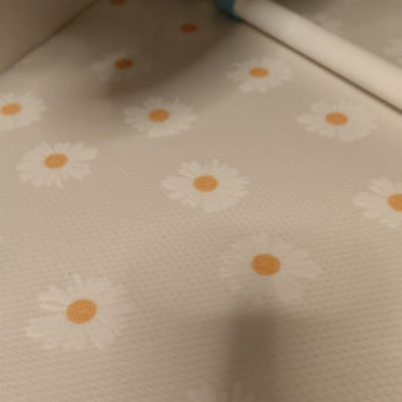 TEMU Non-slip Plastic Shelf Liner Roll, Versatile Drawer Pad For Kitchen, Refrigerator, Desk And Office Furniture-daisy Pattern