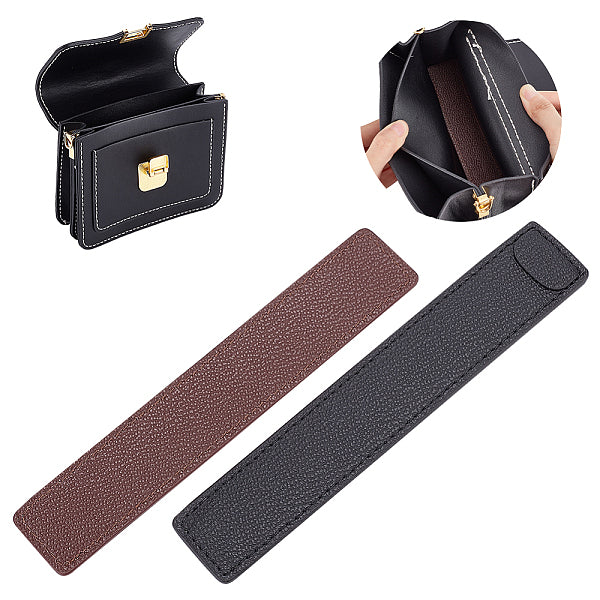 2 Stück 2 Farben Rindsleder-Taschenbodenformer