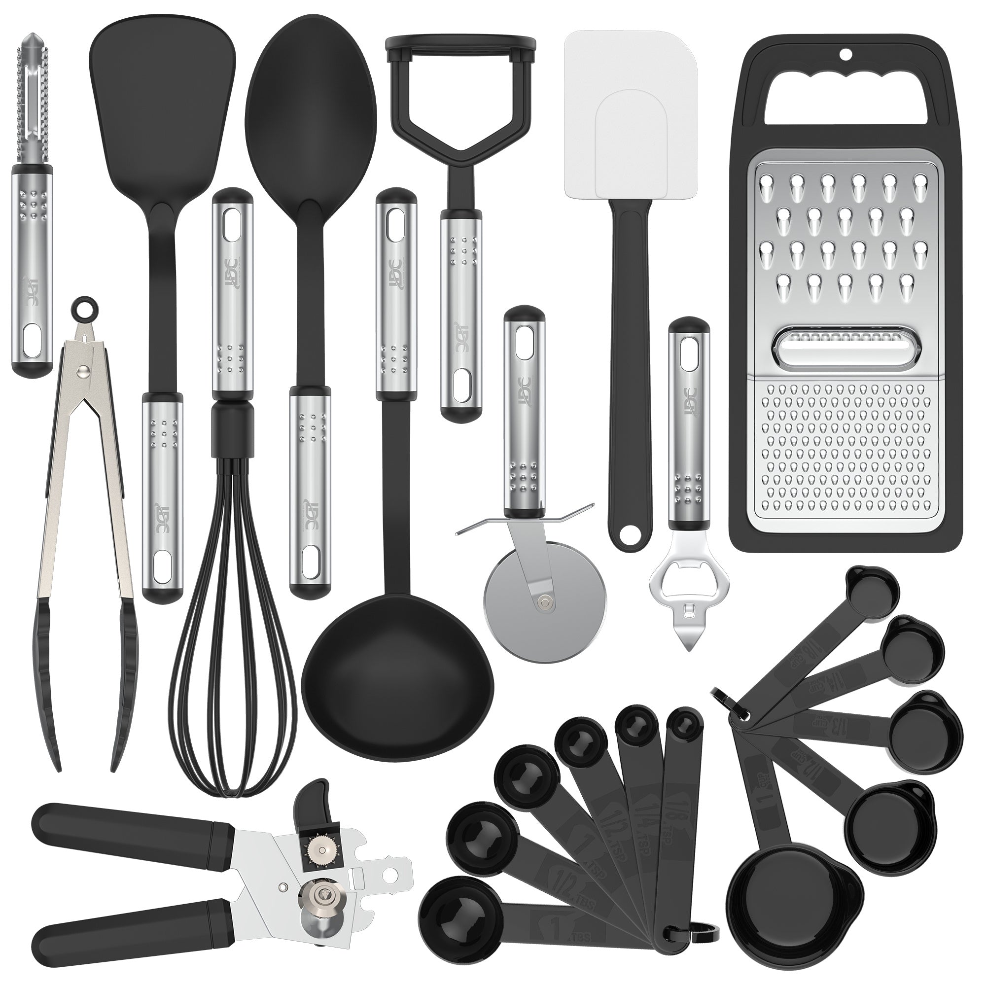 TEMU Kitchen Utensils Set, 23 Pieces Kitchen Utensils, And Heat Resistant Cooking Utensils Set, Useful Kitchen Tools And Gadgets