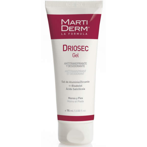 Martiderm Driosec Hand- och fotdeodorant gel 75ml