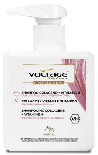 Voltage Cosmetics Kollagen og H-vitamin shampoo 500 ml
