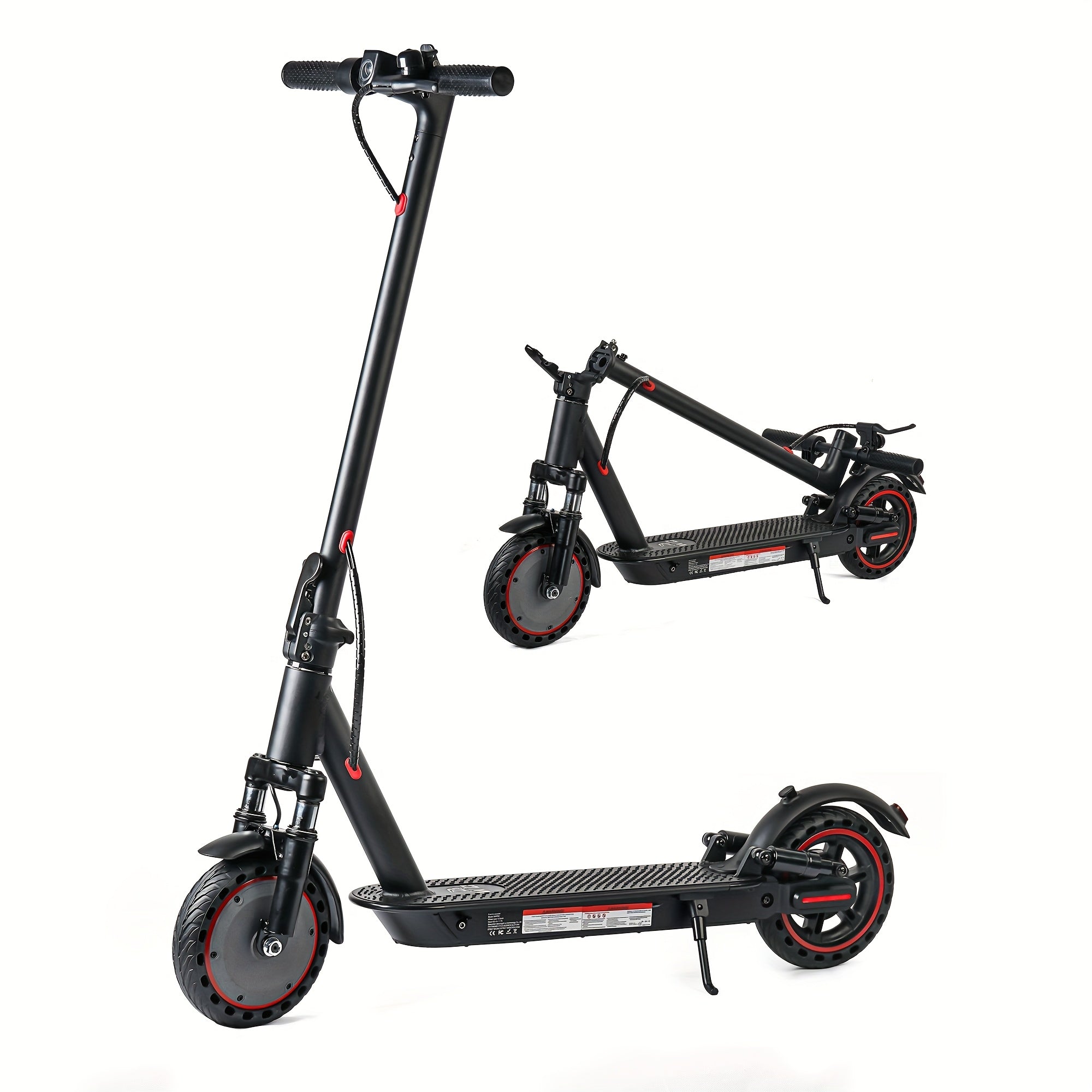 TEMU Lofir Foldable Electric Scooter For Teens - 10.4ah Large Capacity Battery, 19mph Speed, 22mile Range, 350m-s Motor, 8.5" Solid Tires, 120kg ,