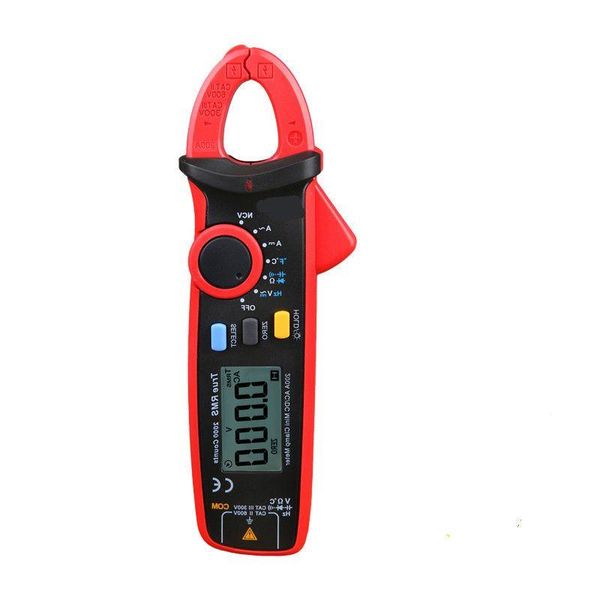 Digital Clamp Meter True RMS Voltage Resistance Capacitance Multimeter Temperature Measure Auto Range Electrical Qraml