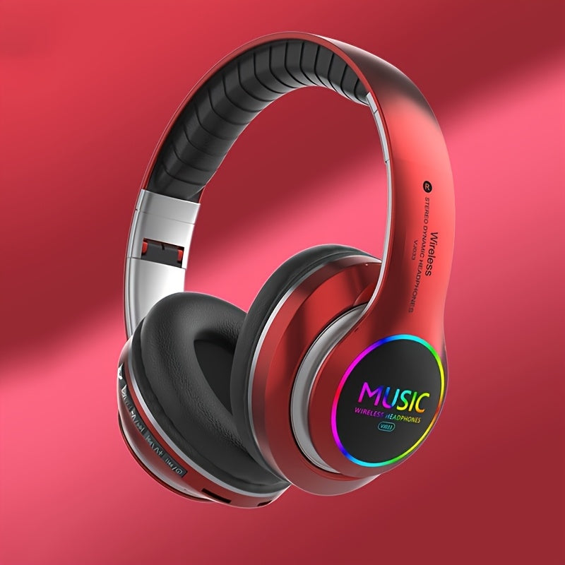 TEMU [upgraded Version] Wireless Earphones With , Lightweight Foldable Earphones With Built-in Microphone, Compatible With 3.5mm Audio Cable, ,