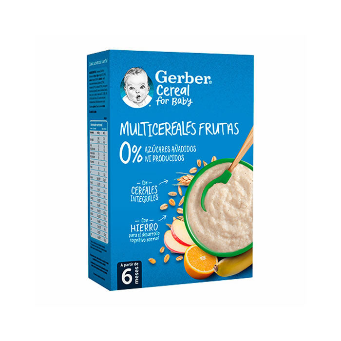 Gerber Multigrains Fruits 0% 270g