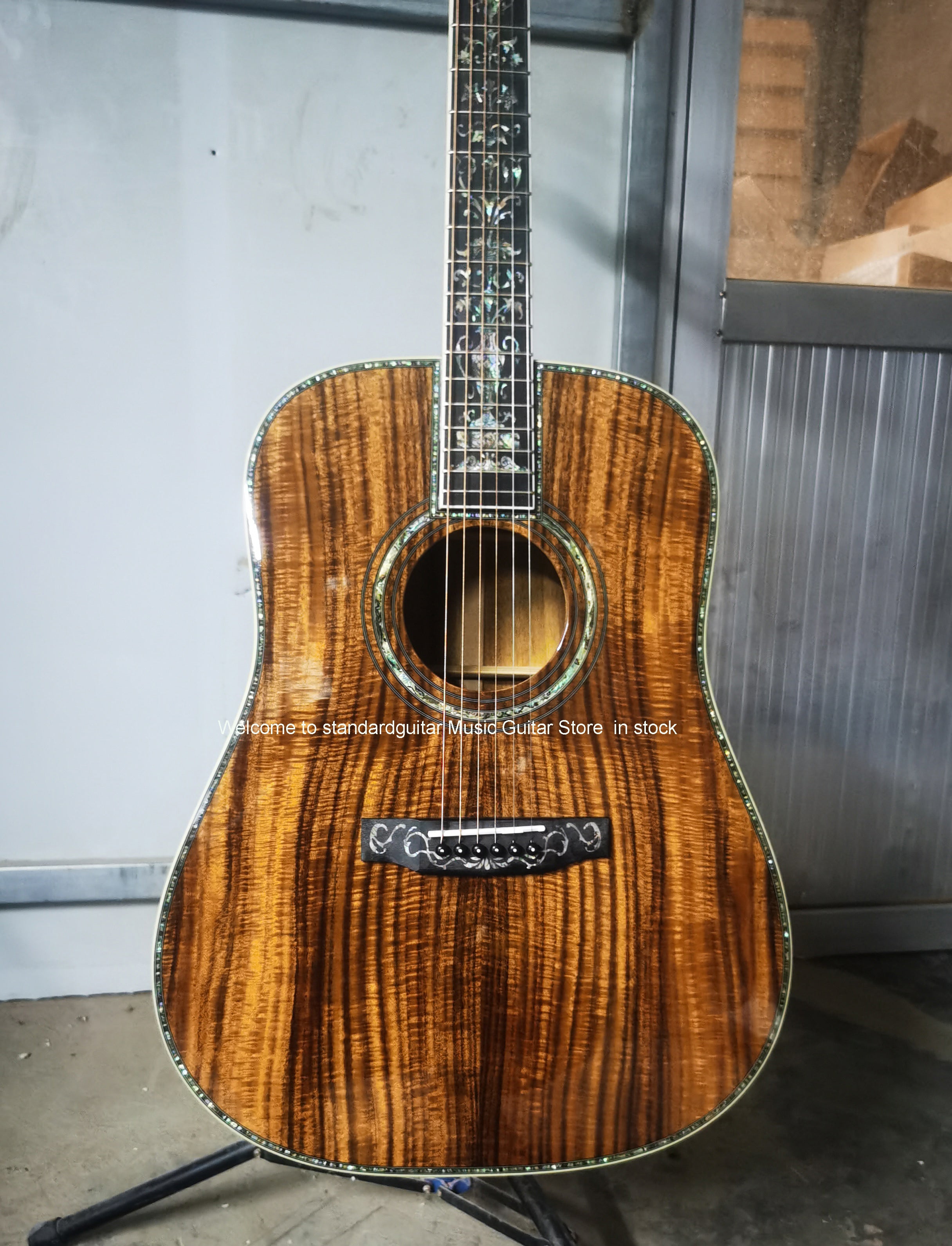 41 D45 series all-KOA wood vase luxury acoustic guitar 258