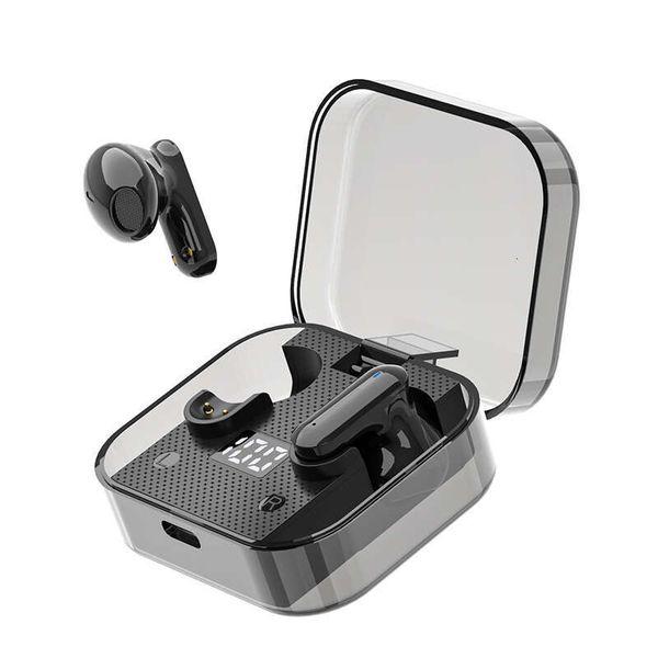 shanshi Low latency 2024 new arrivals Music Gaming Headset Digital Display Wireless transparent case tws earbud in-ear headphones