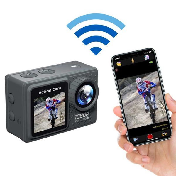 Sports Action Video Cameras Recording Camera 30m Waterproof Exercise Video Recorder 120 Wide Angle Sport Camcorder with Accessories Kit J241