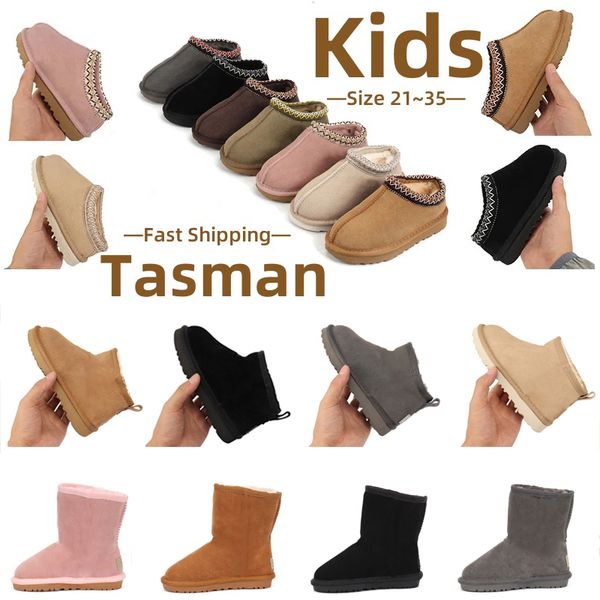 Kids Boots tasman Slippers Designer australia tazz boot Children youth toddler little baby infant enfant Preschool Boys Girls Winter Snow Su