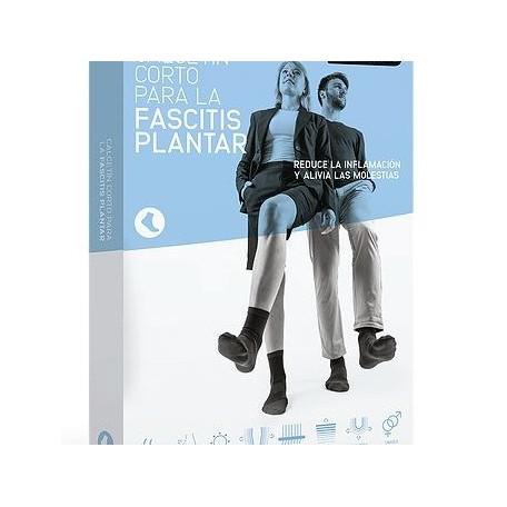 Krótka skarpetka Medilast mały czarny fascitis