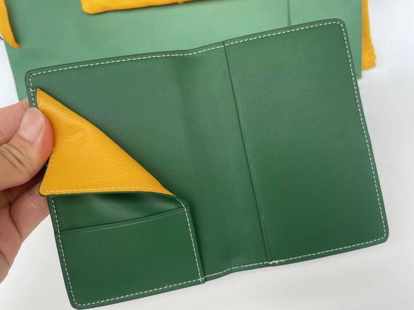 Coin Purses Wallets men women high quality custom Name design Holders cowhide Card Holder With Box Customized Pocket black