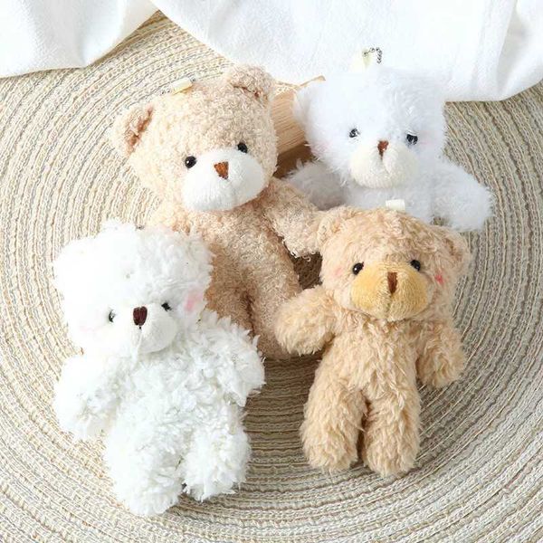 Plush doll 12cm Cute Blush Teddy Bear Plush Toys Rabbit Bunny Plush Stuffed Dolls Keychain Pendant Girl Small Gift Wholes Z241109