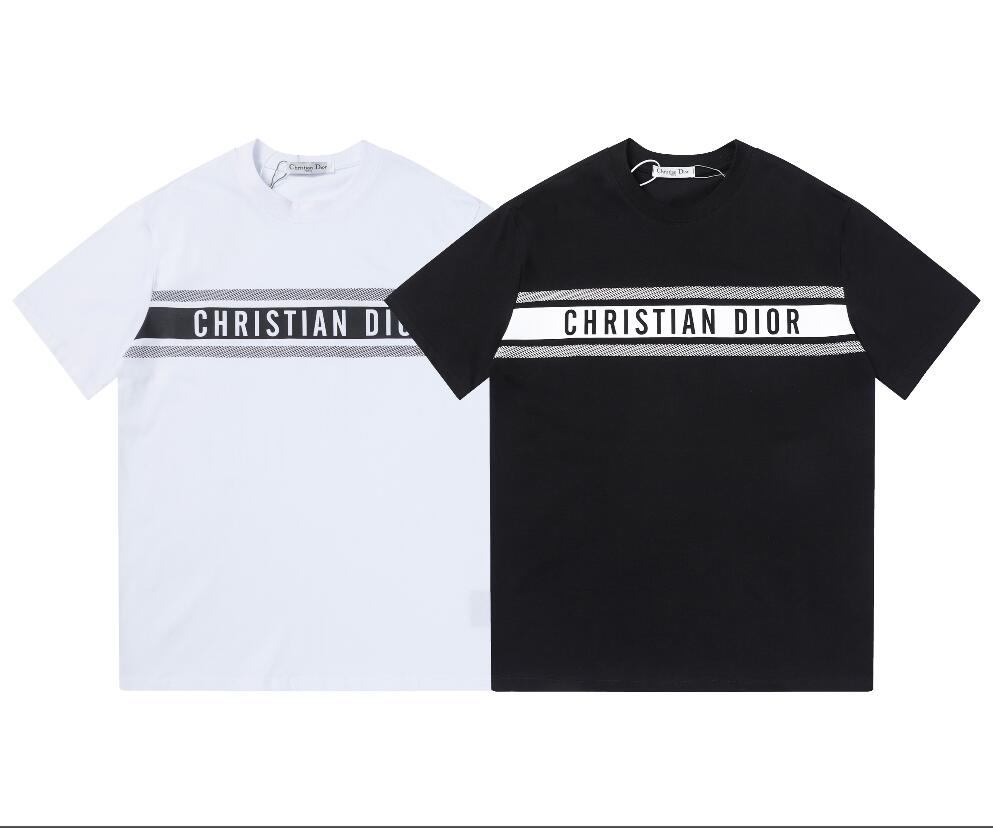 23SS Women Designer T Shirt Summer Casual Tee Shirts with Letters Mens Women T-shirt Short Sleeved Tshirt Design Top Black White