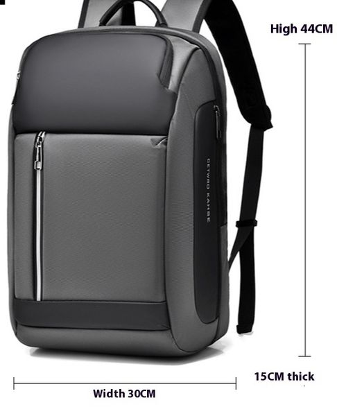 high-end feel Backpack with a for business travel, waterproof multifunctional backpack, computer bag too trvel, wterproof multifunctionl bck