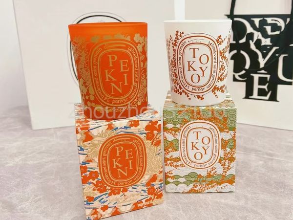 Candles Scented Fragrance Per Dip Colllection Bougie Pare Home Decoration Collection City Exclusive Edition Drop Delivery Ot13J