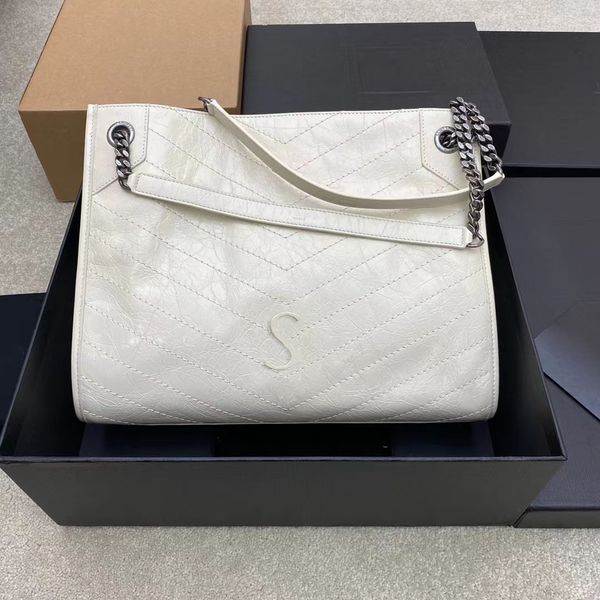 Women Wallets Genuine Leather Niki pochette travel hand bag Designer large capacity shopper Clutch Bags men fashion chain COOL Cross Body To