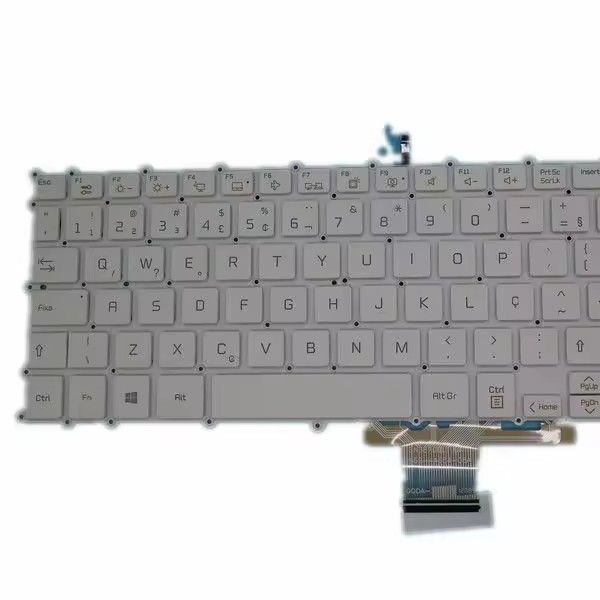 Laptop Keyboard For LG 15Z980 15ZD980 SG-90930-40A SN3870BL Brazil BR White Without Frame & With Backlit