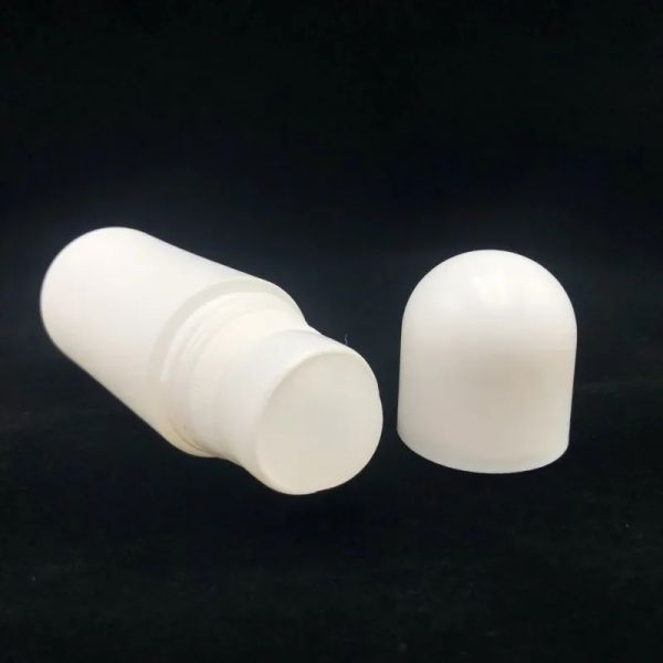 50ml 60ML Plastic Deodorant Roller Bottles HDPE White Empty Roll On Bottle Rol-on Ball Bottle Perfume Lotion Light Container