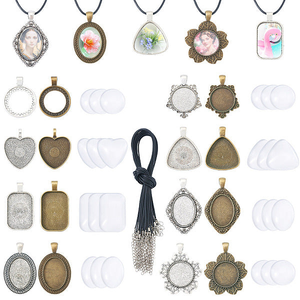 Kits para hacer collares con colgantes de aleación de diy