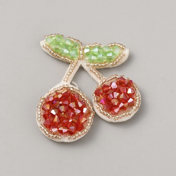 Toppe termoadesive-cucibili per ricamo computerizzato in vetro