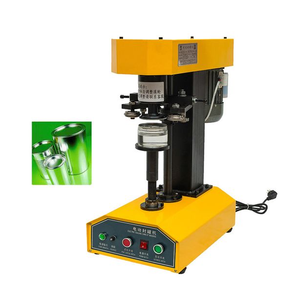 Aluminium Cans Beverage Semi-Automatic Tin Can Juice Soft Drinks Making Canning Sealing Machine