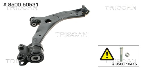 Control-Trailing Arm, wheel suspension TRISCAN 8500 50531