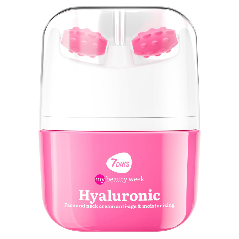 Hyaluronic Acid Face Cream Massager, Anti Aging, Skin Firming, Lifting Moisturizer - 1.35oz