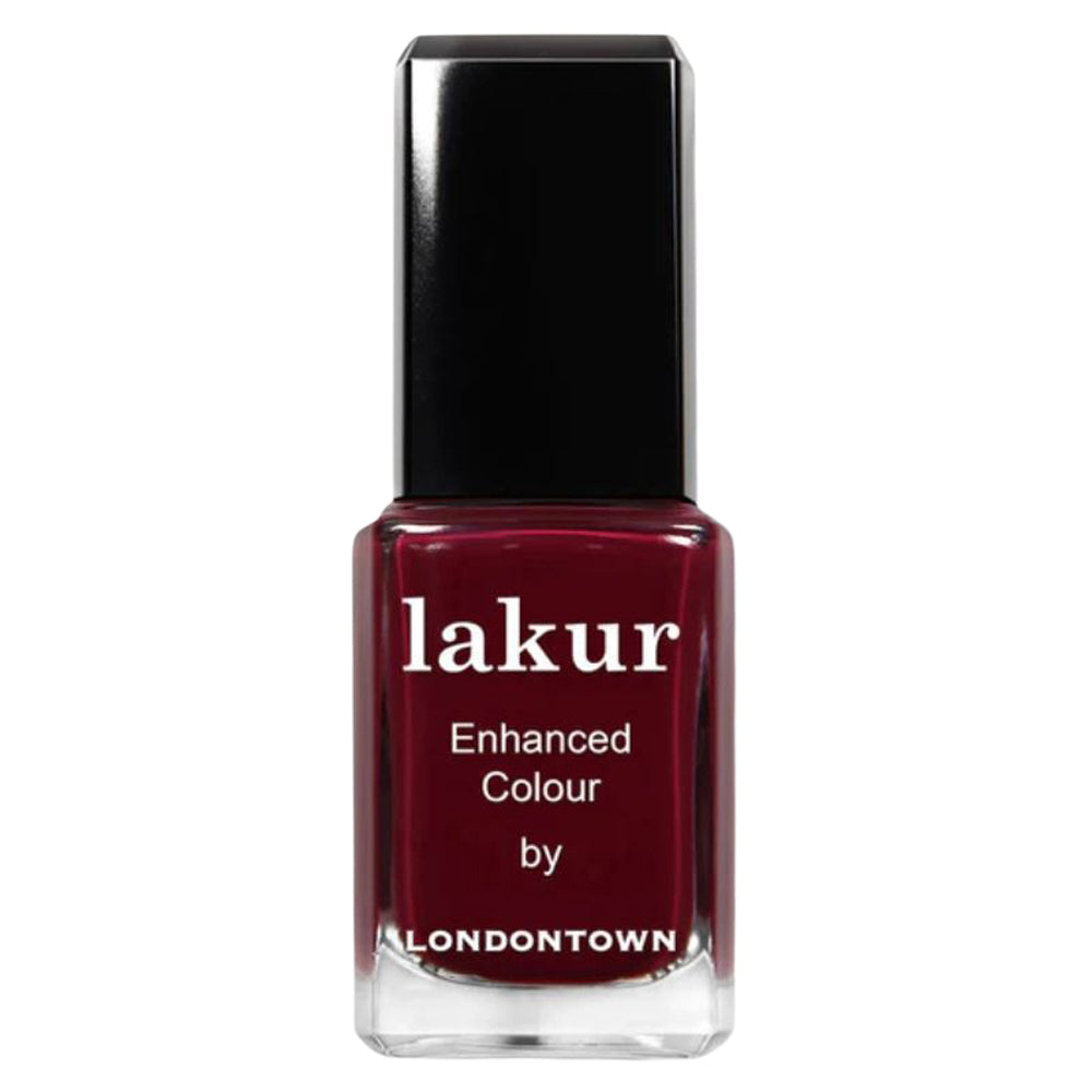 Lakur - Enhanced Colour Nail Polish - Guarded Jewel (deep maroon creme)