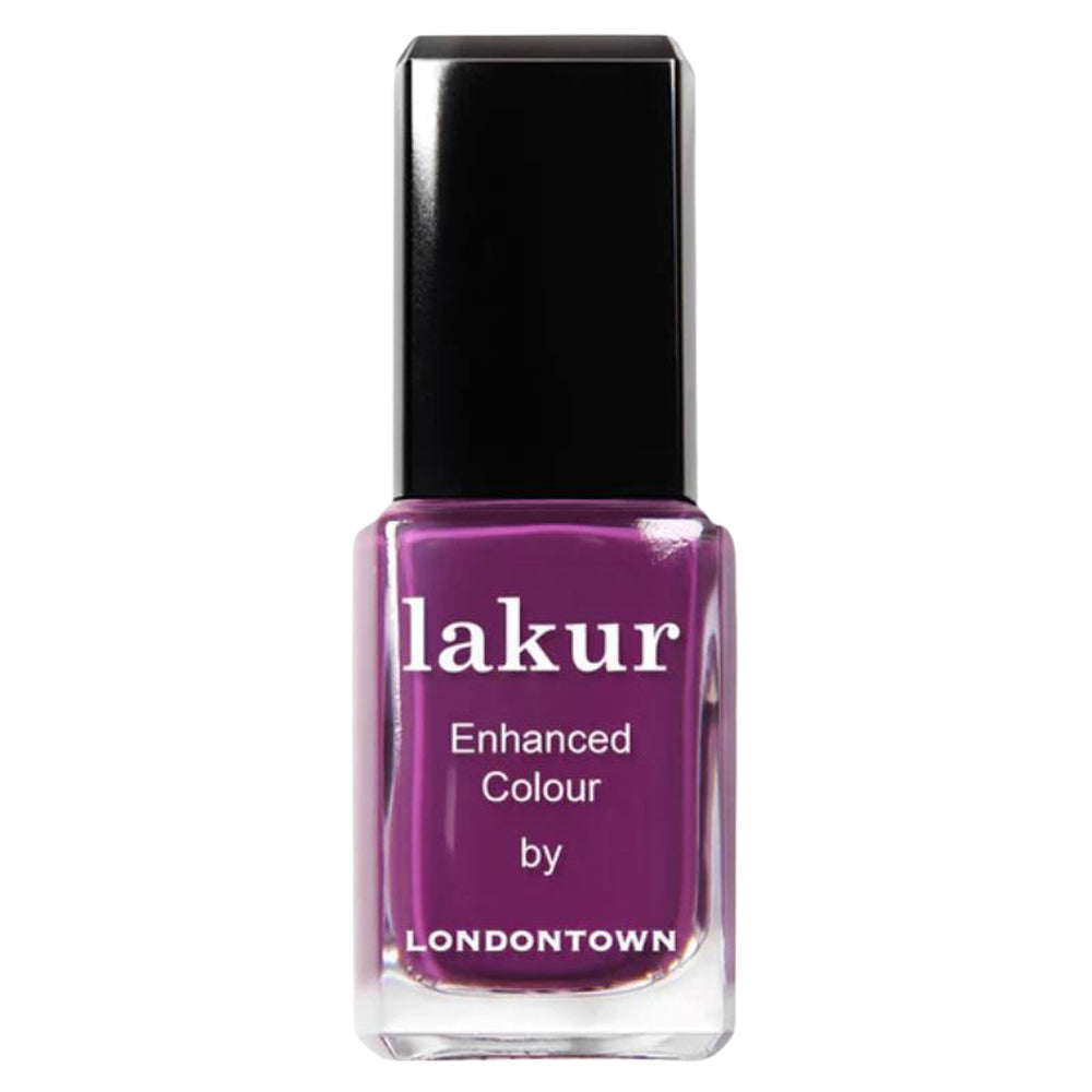 Lakur - Enhanced Colour Nail Polish - Portobello Plum (deep warm plum)