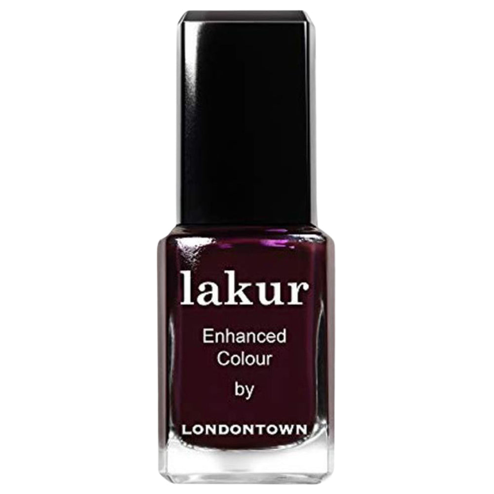 Lakur - Enhanced Colour Nail Polish - Bell in Time (deep purple creme)