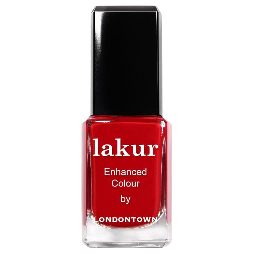Lakur - Enhanced Colour Nail Polish - Changing of the Guards (deep red creme)