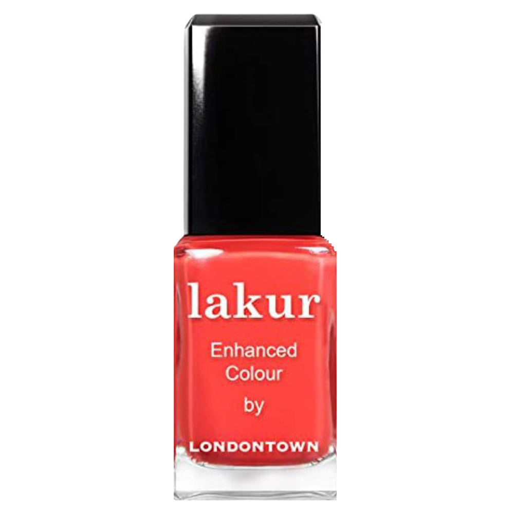 Lakur - Enhanced Colour Nail Polish - Picadilly Square (blood orange creme)