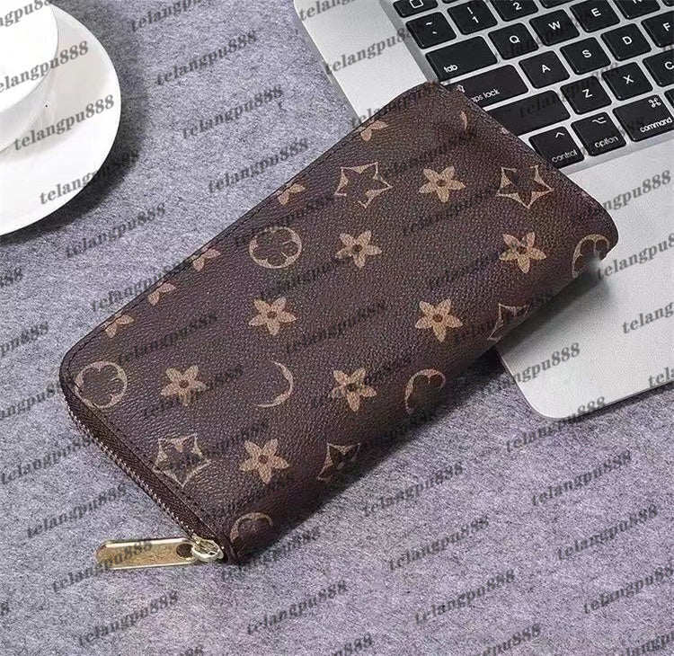 2025 Luxury design portable brand leather wallet New men and women general long large capacity high-end cowhide luxury handbag1211#