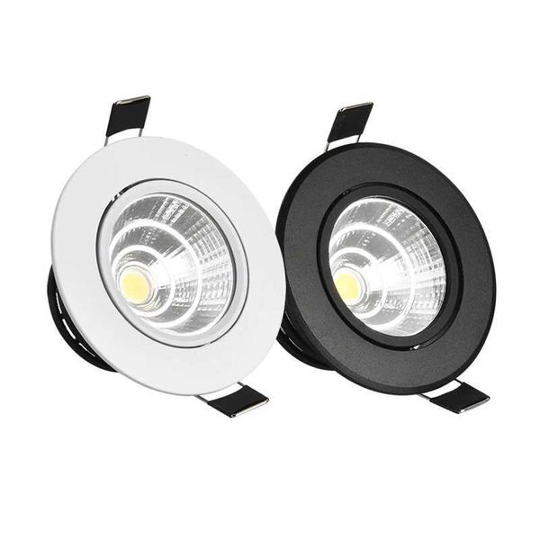 COB Spot led Downlight it Dimmable Silver White Black Profile mini 3W 5W 7W 12W Recessed spot light home Indoor New Design Y240822 Y240822