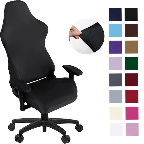Ergonomic Office Computer Game Chair Slipcovers Stretchy Polyester Reclining Racing Gaming Chair Covers 250210