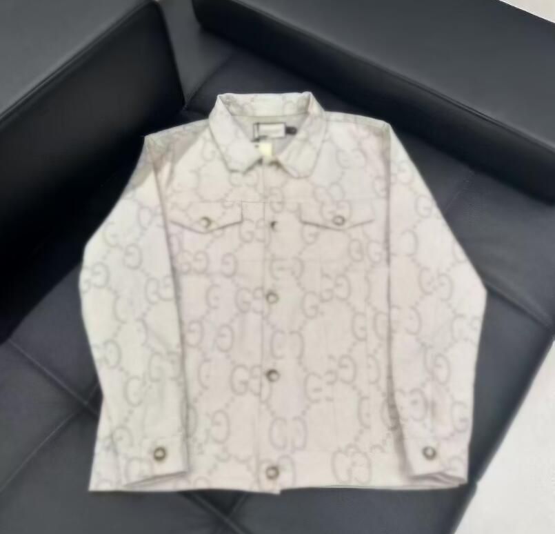 Mens Designer Jackets Luxury Letter Jacquard Fashion Windbreaker oversize men women Denim Jacket Button Outerwear Coat man Jean Cargo top Men&#039;s