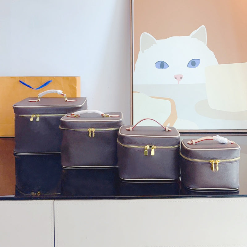 Designer Vanity Bag Women Leather Nice Mini Cosmetic Cases Totes toiletry Luxury Shoulder Bags Crossbody Handbag large makeup bag High Quality Purse