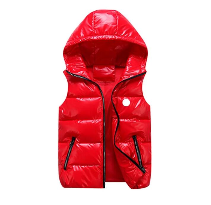 Designer Men Vest Autumn Surface Shiny Waistcoat Candy Green Orange Black Hooded Vest For Sleeveless Jacket Zipper Plus Size 4XL